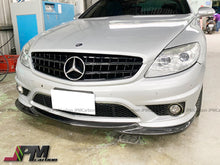 GH Style Carbon Fiber Front Bumper Add-on Lip Fits For 2006-2010 Mercedes-Benz W216 Pre-facelift CL63 CL65 Only