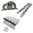 VW MKIV GTI T3 twin scroll turbo manifold + Cast Aluminum Intake Manifold + 252 / 260 High Performance Camshaft set