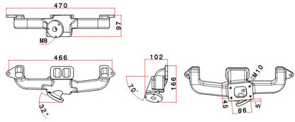 Chevy II 153 CID Vortec 3.0L T3 Turbo Exhaust Manifold + 0-30 PSI adjustable FMU
