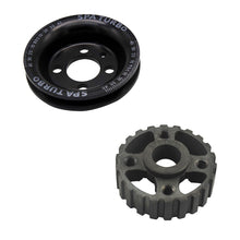VW syncro Audi 80 90 100 4000 rabbit 1.8 8v underdrive Pulley - BLACK + VW 8V super light crank timing gear