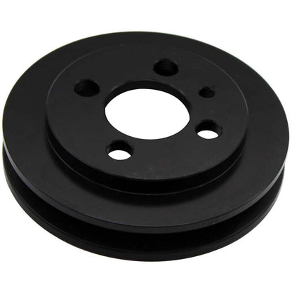 VW syncro Audi 80 90 100 4000 rabbit 1.8 8v underdrive Pulley - BLACK + VW 8V super light crank timing gear