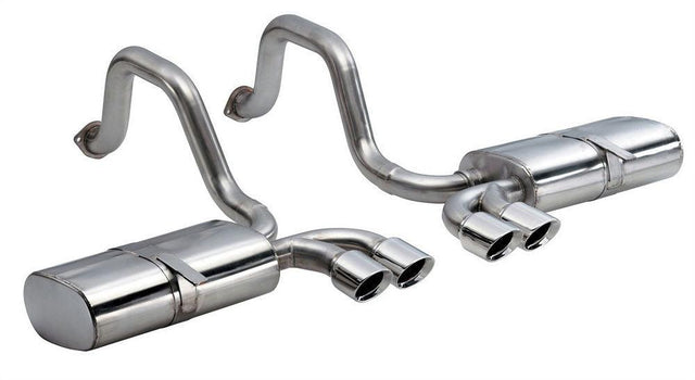 Corsa Performance - 97-04 Corvette 5.7l Sprt Axle Back Exhaust Syste