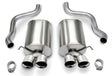 Corsa Performance - 05-08 Corvette 6.0/6.2L Axle Back Exhaust System