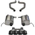 Corsa Performance - 14- Corvette 6.2L Xtrem Axle Back Exhaust