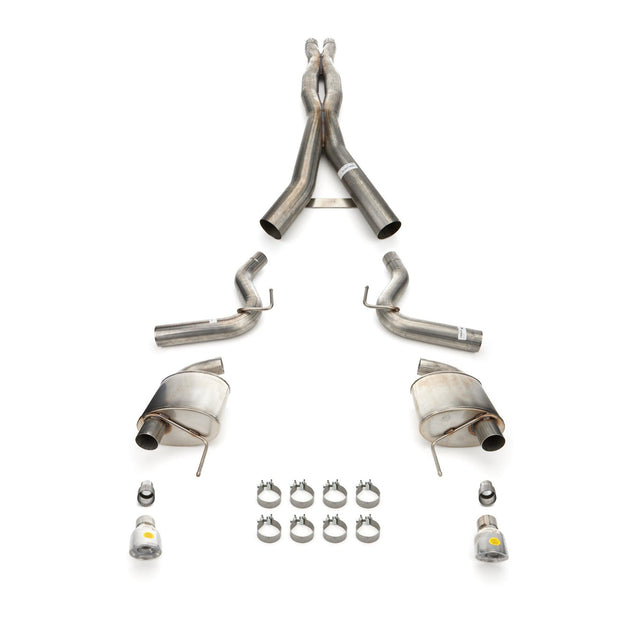 Corsa Performance - 24- Mustang 5.0L Cat Back Exhaust