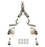 Corsa Performance - 24- Mustang 5.0L Cat Back Exhaust