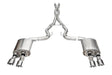 Corsa Performance - 24- Mustang Dark Horse 5.0L Cat Back Exhaust