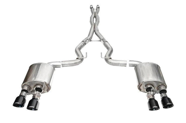 Corsa Performance - 24- Mustang Dark Horse 5.0L Cat Back Exhaust