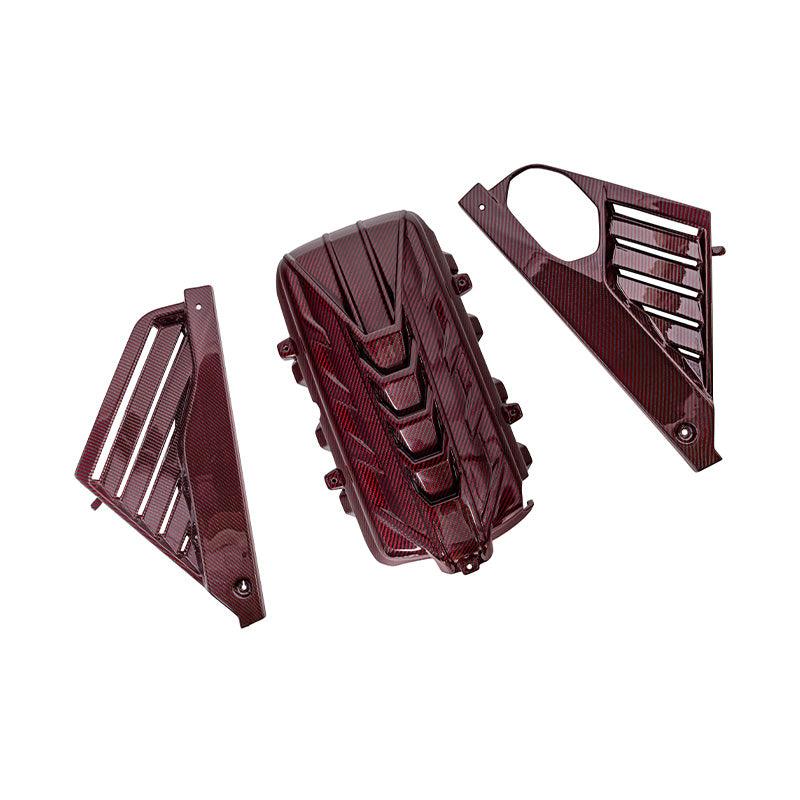Corvette C8 Coupe Carbon Fiber Engine Cover With Bay Panel Insert