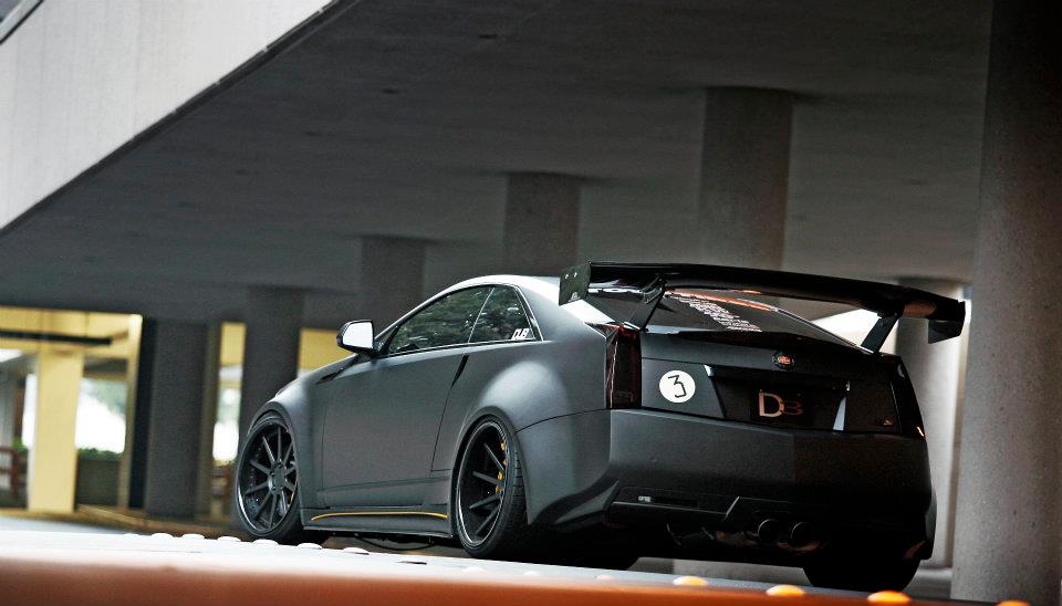 Cadillac CTS-V Coupe GTC-500 Carbon Fiber Adjustable Wing 2011-2015