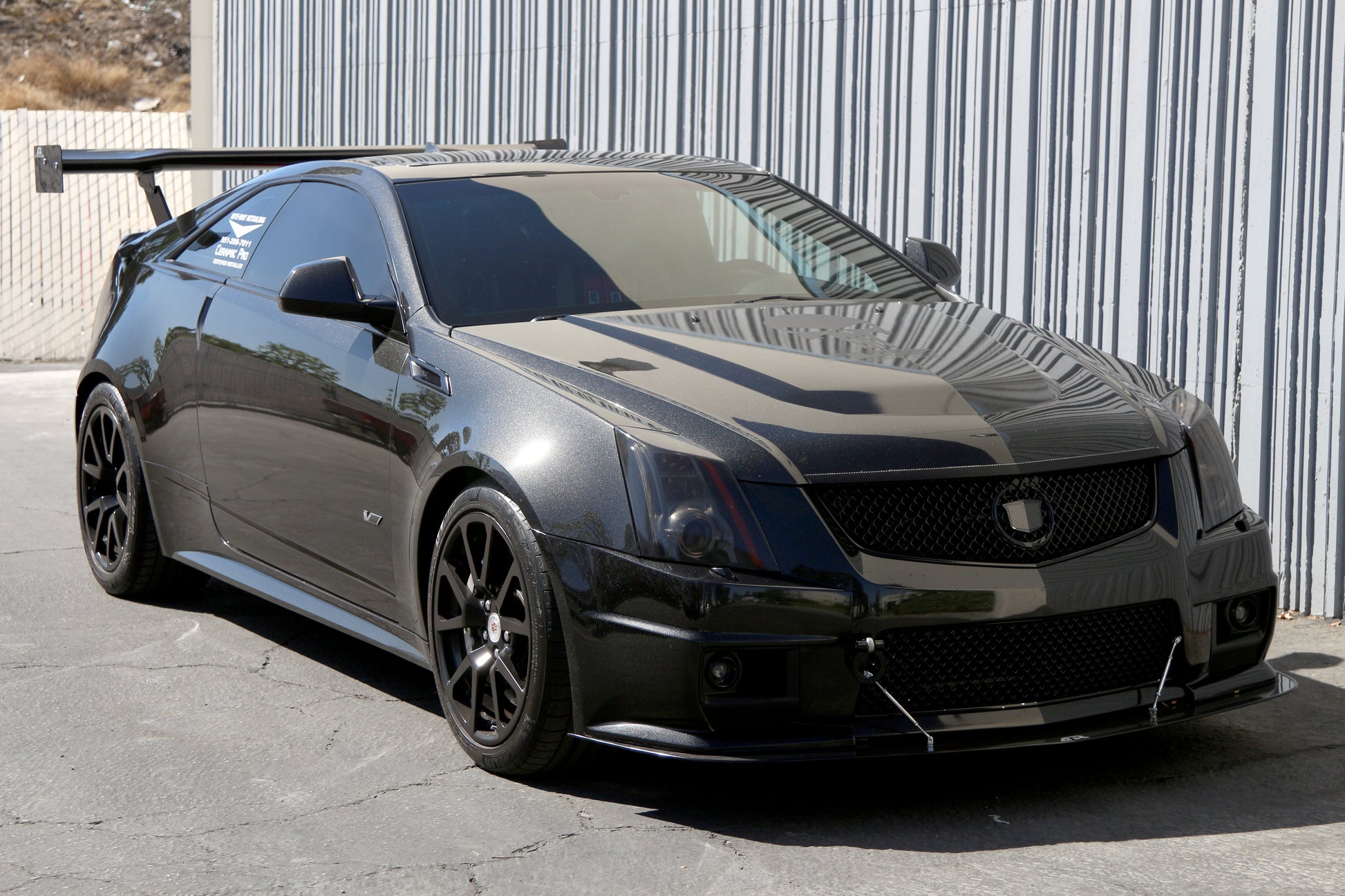 Cadillac CTS-V Coupe GTC-500 Carbon Fiber Adjustable Wing 2011-2015