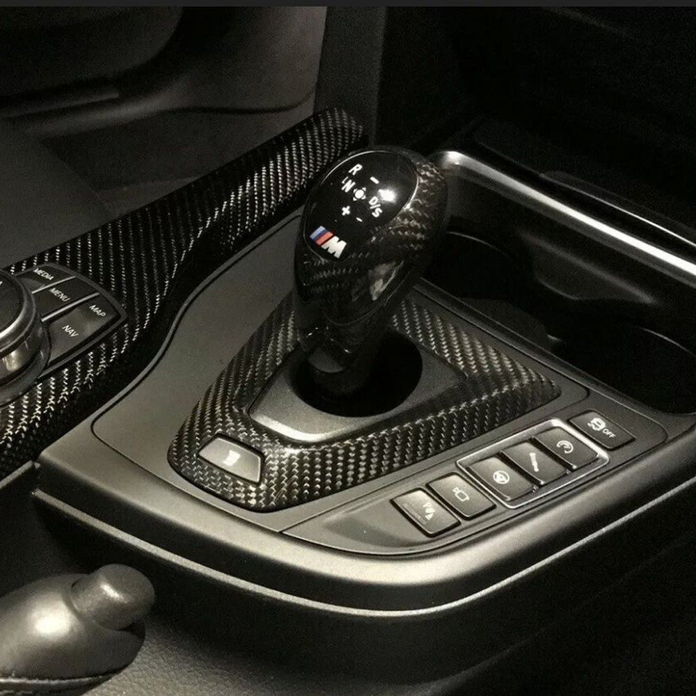 Carbon Fiber Gear Surround Trims - BMW F80 M3, F82/F83 M4 (LHD) | Palenon Performance