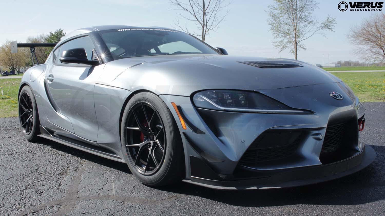 Carbon Polyweave Side Splitter Kit - Mk5 Toyota Supra