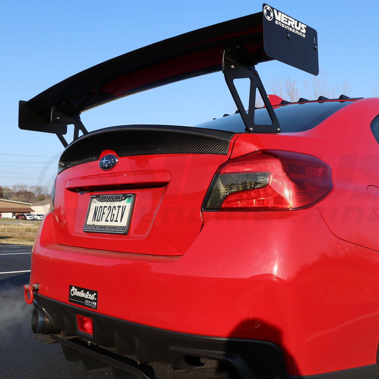 Carbon Rear Spoiler, Ducktail - 2015+ VA Subaru WRX