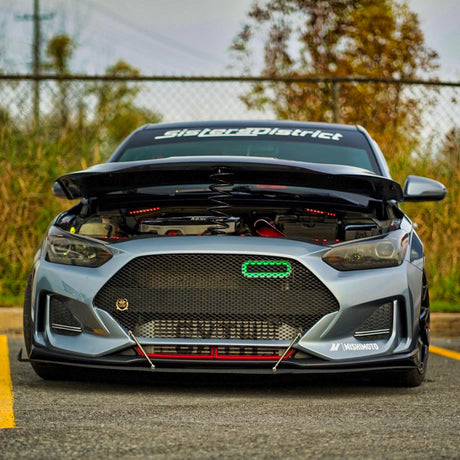 2019+ Hyundai Veloster Turbo/R-spec/Non-Turbo BIG MOUTH "LIT KIT" Ram Air Intake Snorkel