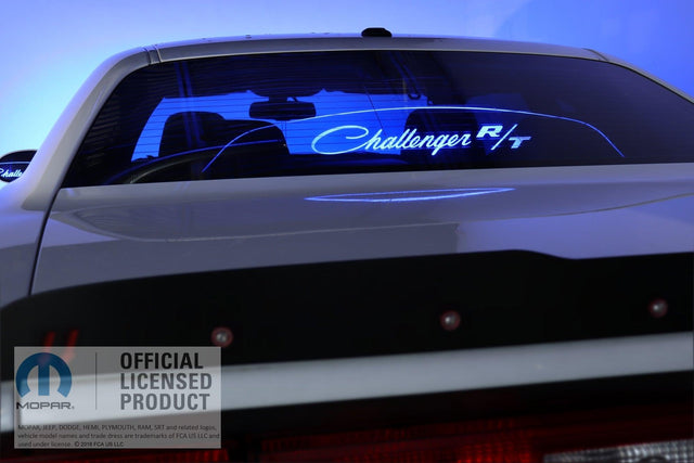 WindRestrictor® 2008-Up Dodge Challenger Rear Add On Glow Plate