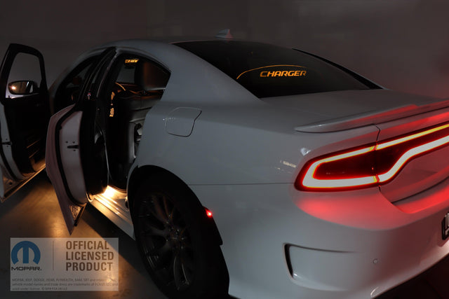 WindRestrictor® 2008-Up Dodge Challenger Rear Add On Glow Plate