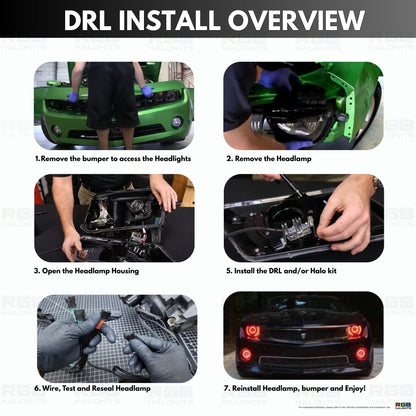 Chevrolet Camaro RS/SS RGBW DRL Boards (2010-2013)