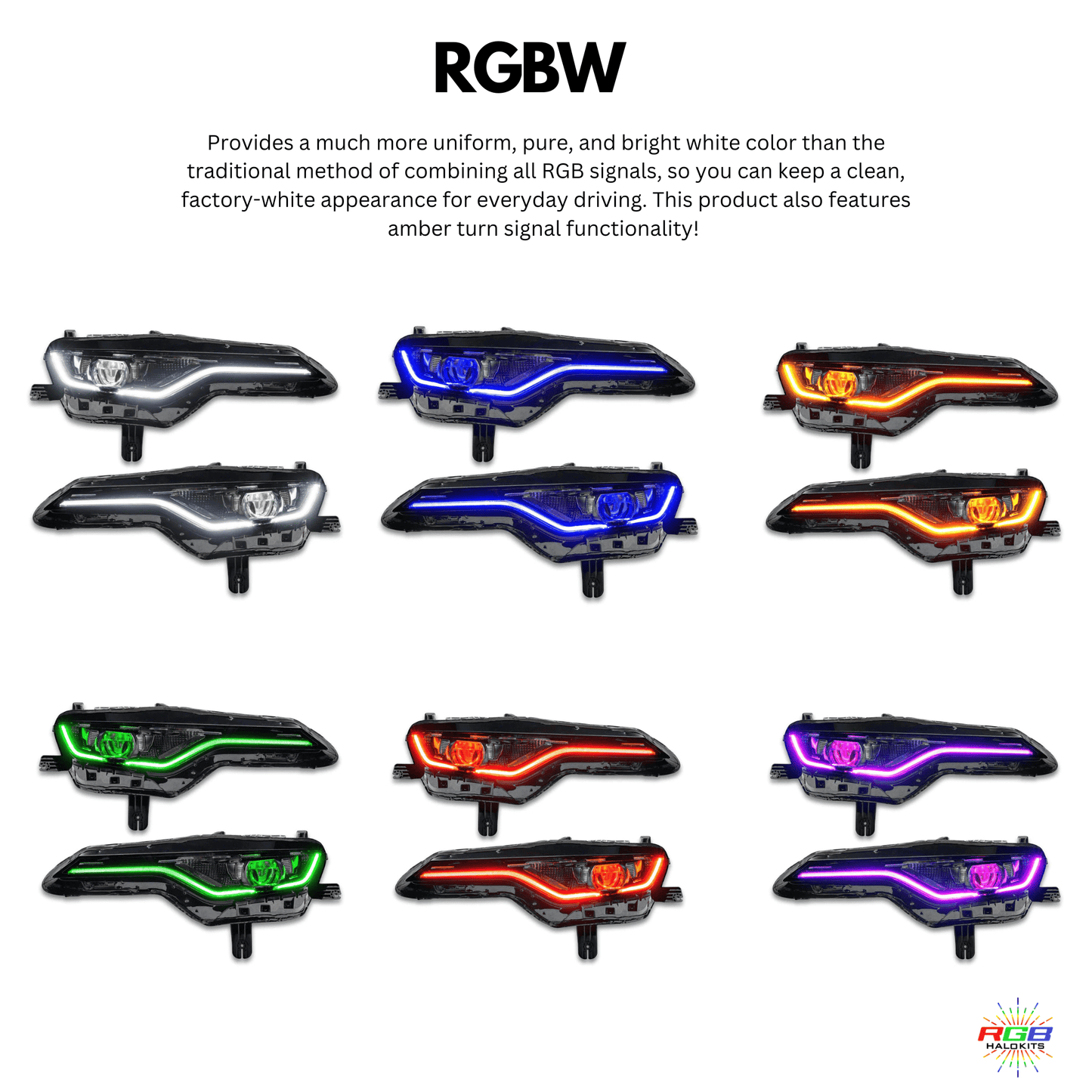 Chevrolet Camaro RS/SS RGBWA DRL Boards (2019-2024)
