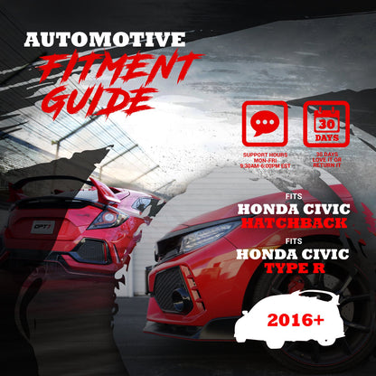 OPT7 Honda Civic Hatchback Clear LED Tail Lights Sequential Turn Signals & OLED Technology (Fits all 2016-2021 10th Gen Civic Hatchbacks)