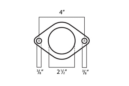 Gasket for 2.5" Test Pipes (Type B)