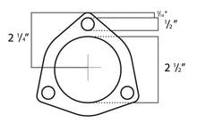 Triangle Gasket for 2.5" Piping Flanges (Type E)