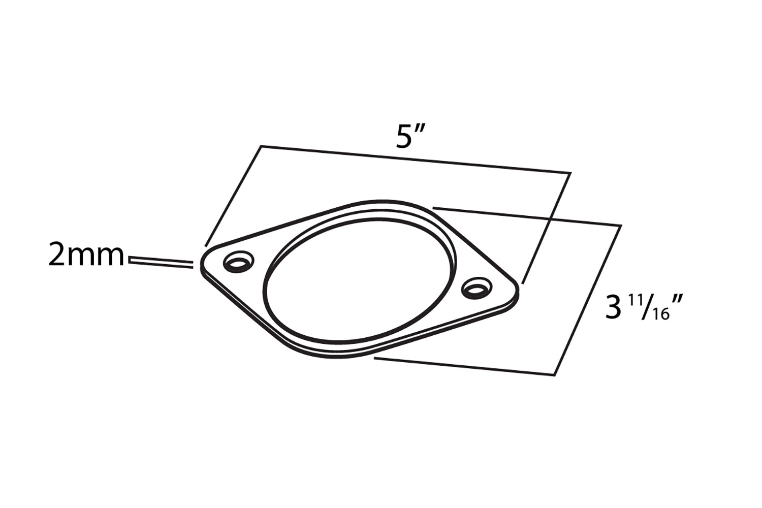 Gasket for 3" Piping Flanges (Type C)