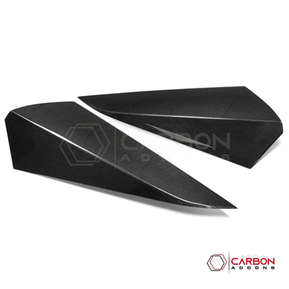 Corvette C8 HTC (Stingray, Z06, Z07, Z51, E-Ray 2020+) Real Carbon Fiber Rear Nacelle Roof Hump Covers