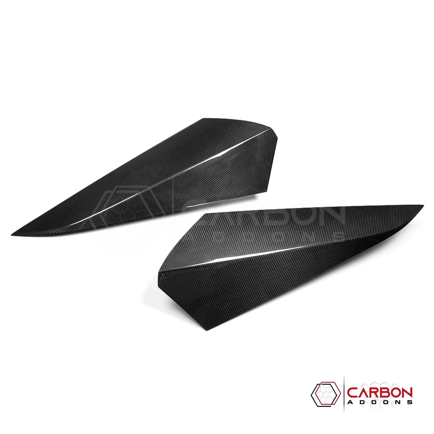 Corvette C8 HTC (Stingray, Z06, Z07, Z51, E-Ray 2020+) Real Carbon Fiber Rear Nacelle Roof Hump Covers