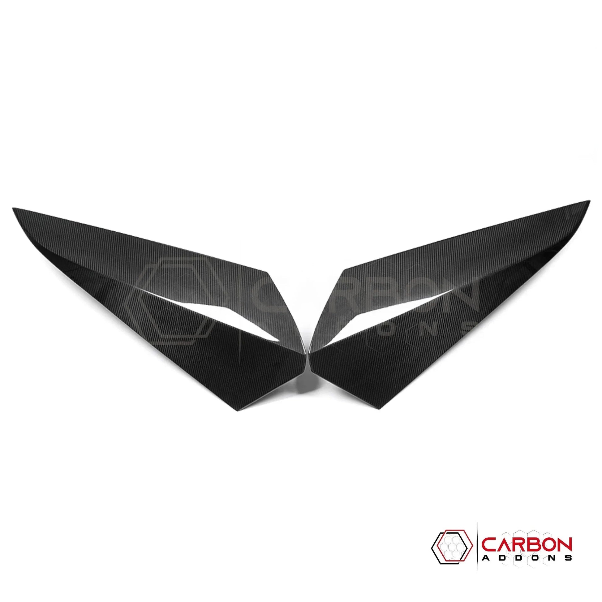 Corvette C8 HTC (Stingray, Z06, Z07, Z51, E-Ray 2020+) Real Carbon Fiber Rear Nacelle Roof Hump Covers