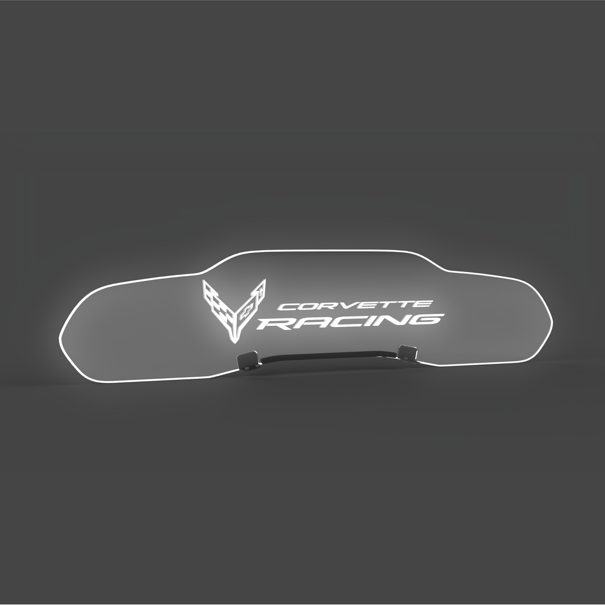 WindRestrictor® C8 Coupe Rear Add On Glow Plate