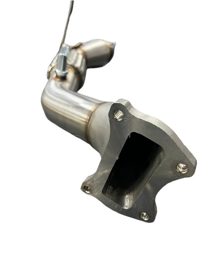 SPDZ1 K Series Megaphone Header Downpipe 12-15 Civic Si FG & 13-15 Acura ILX Cast Bellmouth
