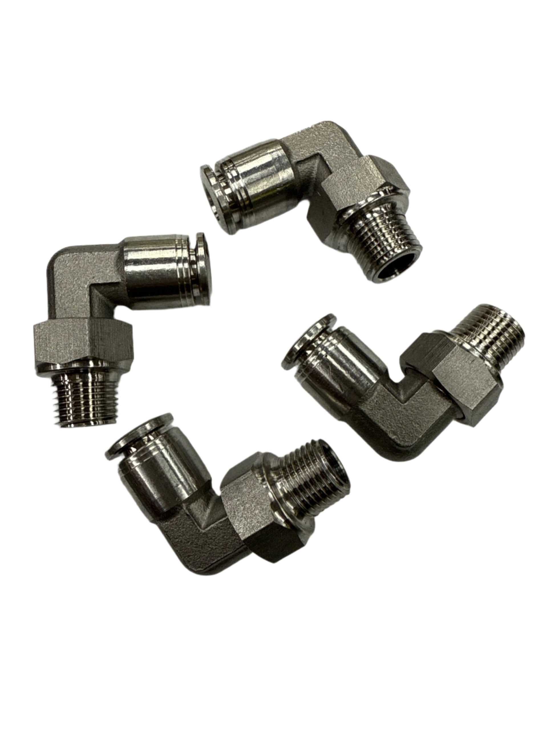 SPDZ1 1/8 NPT - 1/4 DOT 90 Degree 4 Piece Heavy Duty Fitting Kit