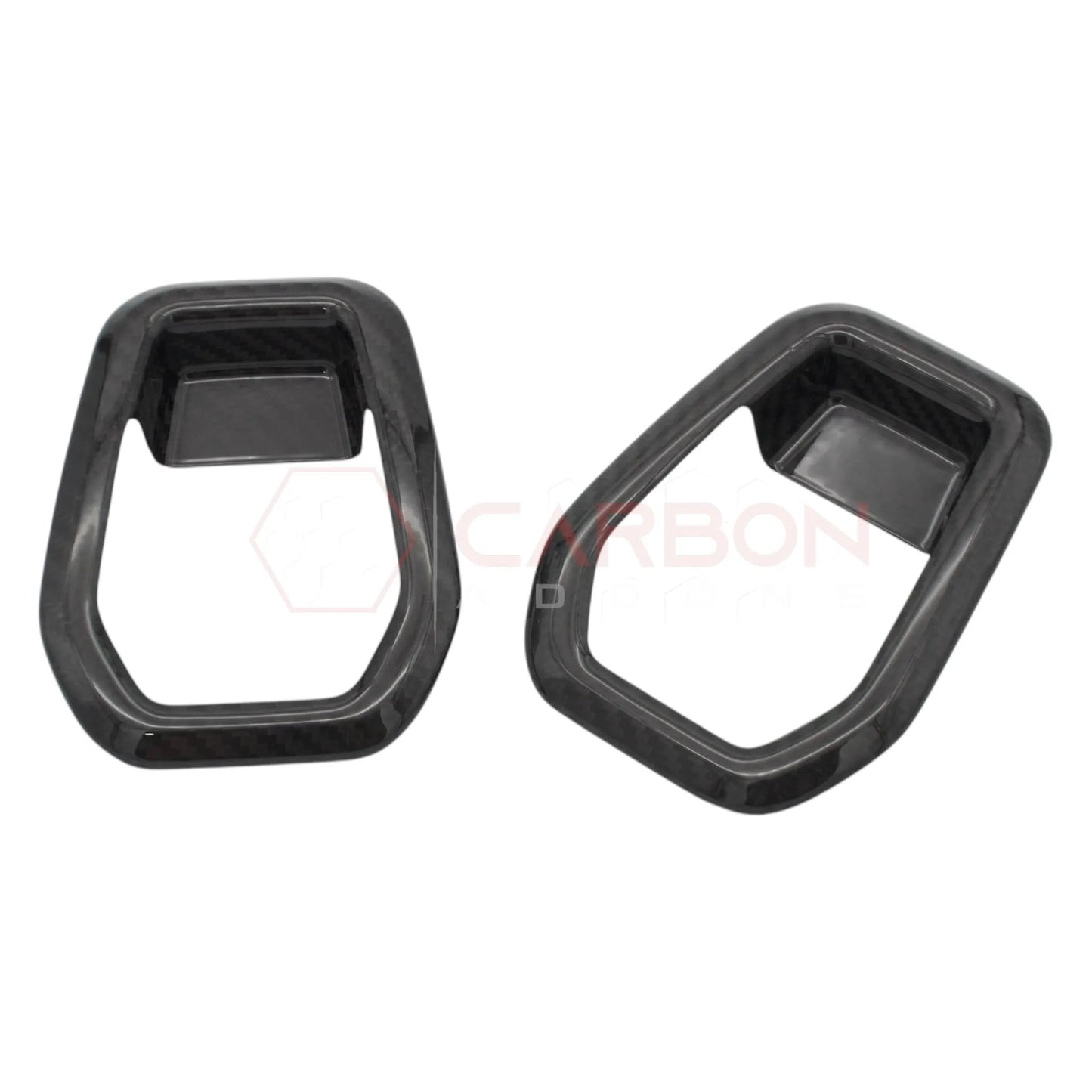 2024+ S650 Mustang Seat Rear Handle Outer Trim Hard Carbon Fiber Cover | 2pcs