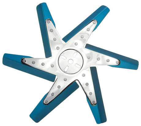 17in Blue Anodized Fan