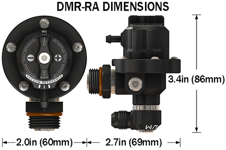 Radium Engineering Direct Mount Regulator DMR-RA | Universal (20-1623-00)