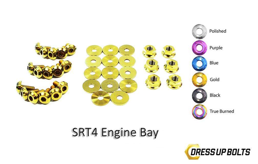 Dodge Neon SRT-4 (2003-2005) Titanium Dress Up Bolts Engine Bay Kit