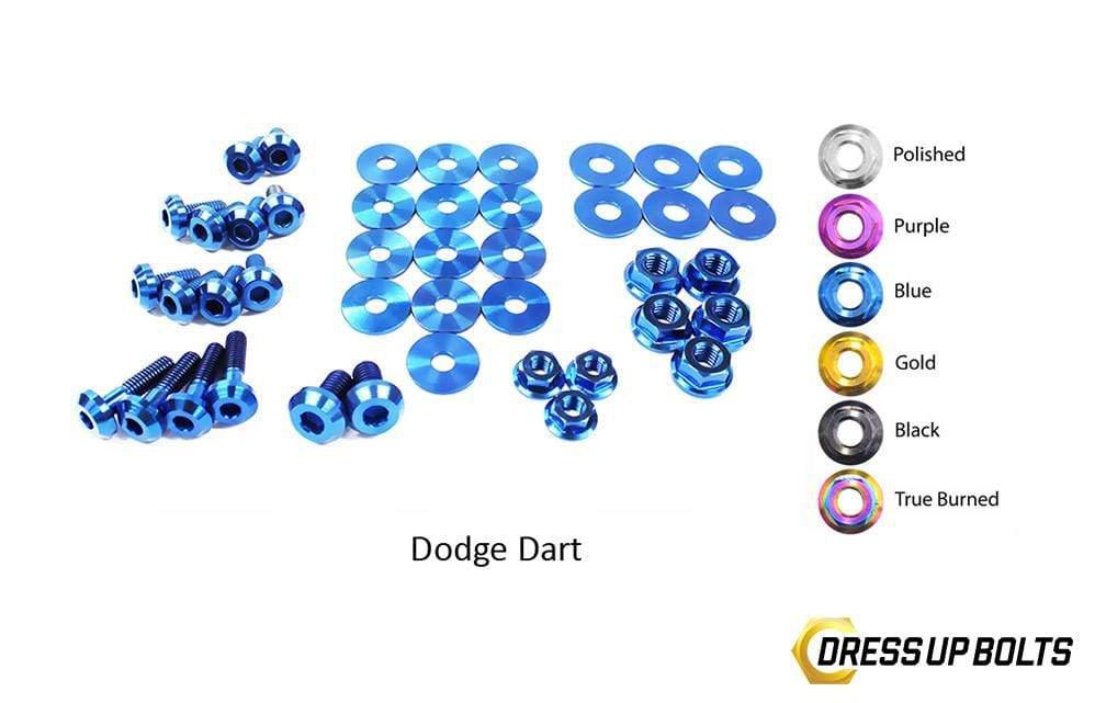 Dodge Dart (2013-2016) Titanium Dress Up Bolts Engine Bay Kit