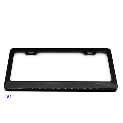 JDC Dry Carbon Fiber License Plate Frames (Gloss, Matte, & Forged)
