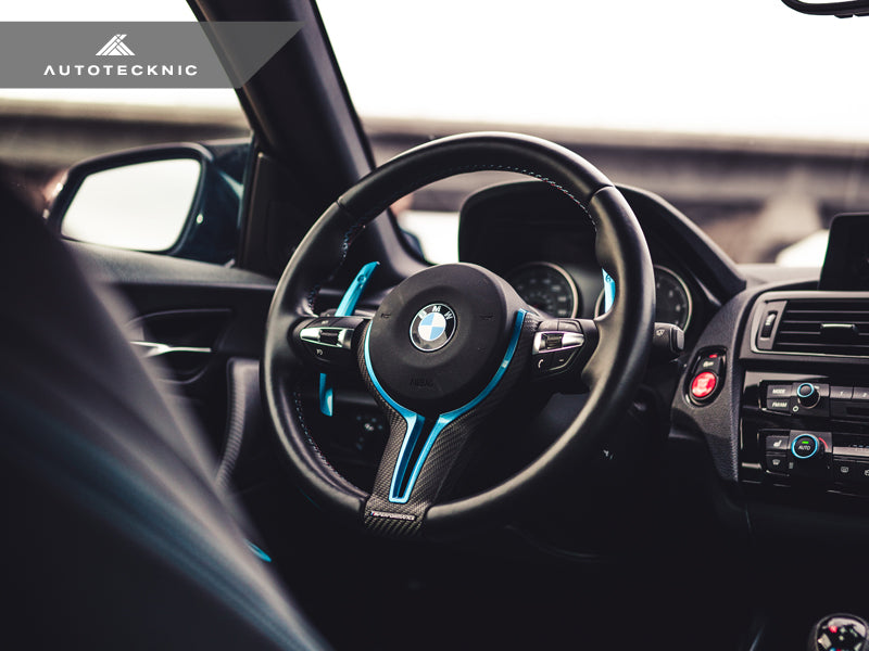 AutoTecknic Painted Steering Wheel Trim - BMW F87 M2 | F80 M3 | F82/ F83 M4 | F10 M5 LCI | F06/ F12/ F13 M6