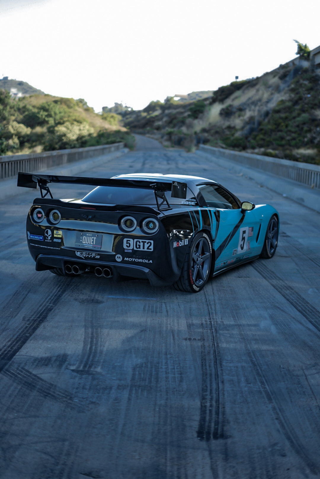 Chevrolet Corvette C6 / C6 Z06 2005-2013 GTC-500 Carbon Fiber Adjustable Wing