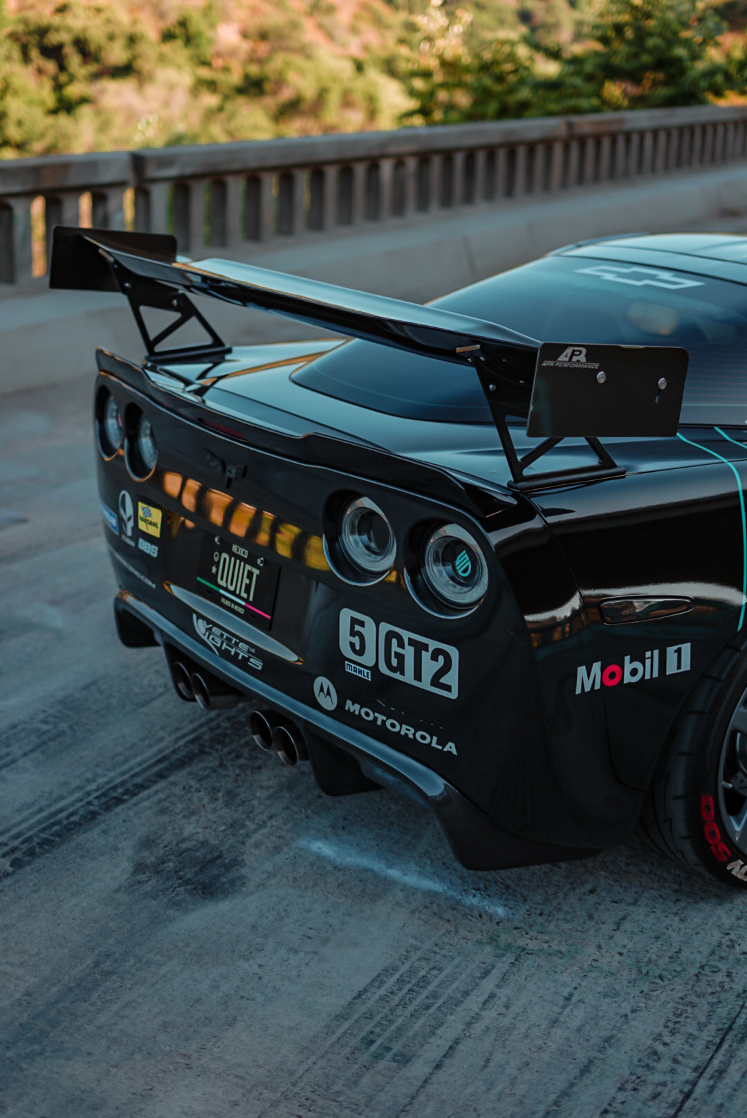 Chevrolet Corvette C6 / C6 Z06 2005-2013 GTC-500 Carbon Fiber Adjustable Wing