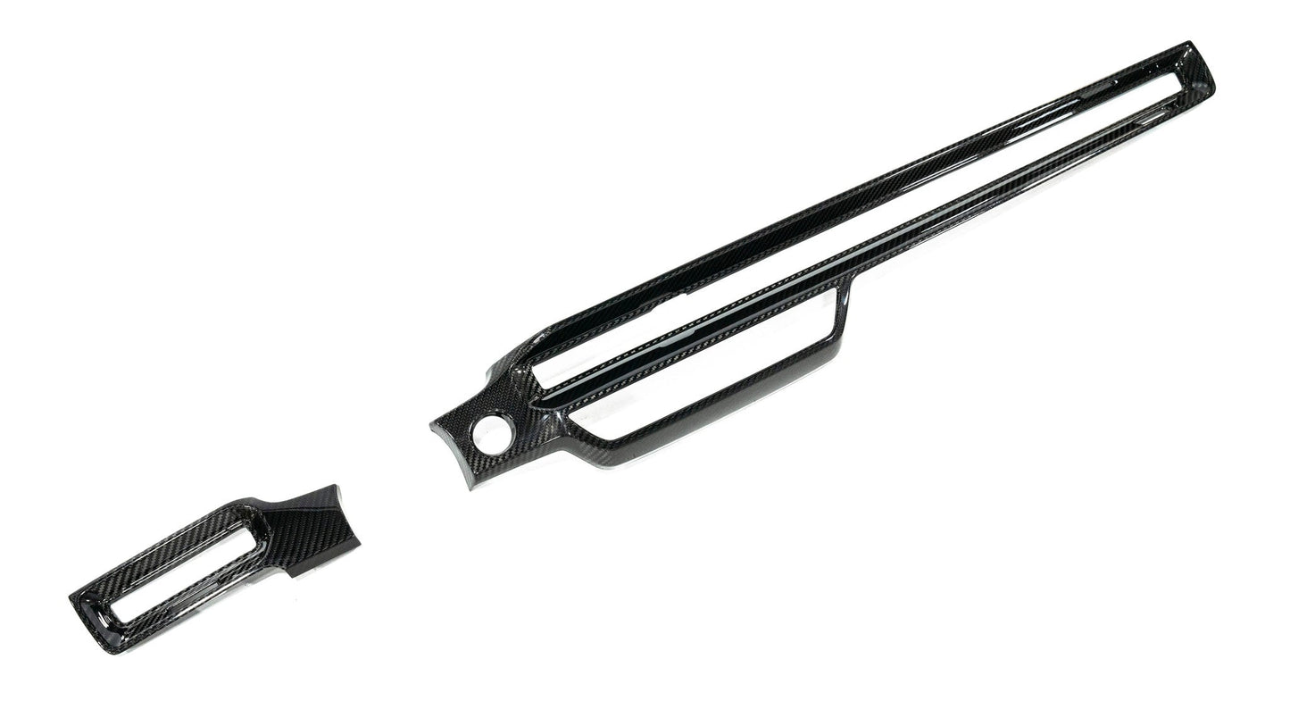 OLM LE Carbon Fiber Interior Dash Cover (2pc) - 2022+ FL Honda Civic / FL5 Type R