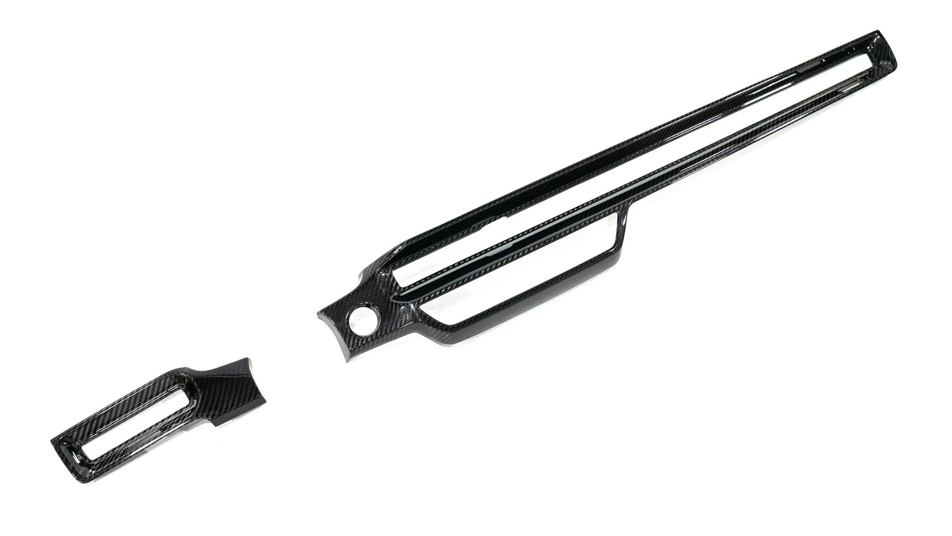OLM LE Carbon Fiber Interior Dash Cover (2pc) - 2022+ FL Honda Civic / FL5 Type R
