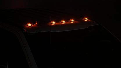 OLM Cab Light Replacement Set (Clear Lens/Amber Light) - 2017-2022 Ford Super Duty F250/F350