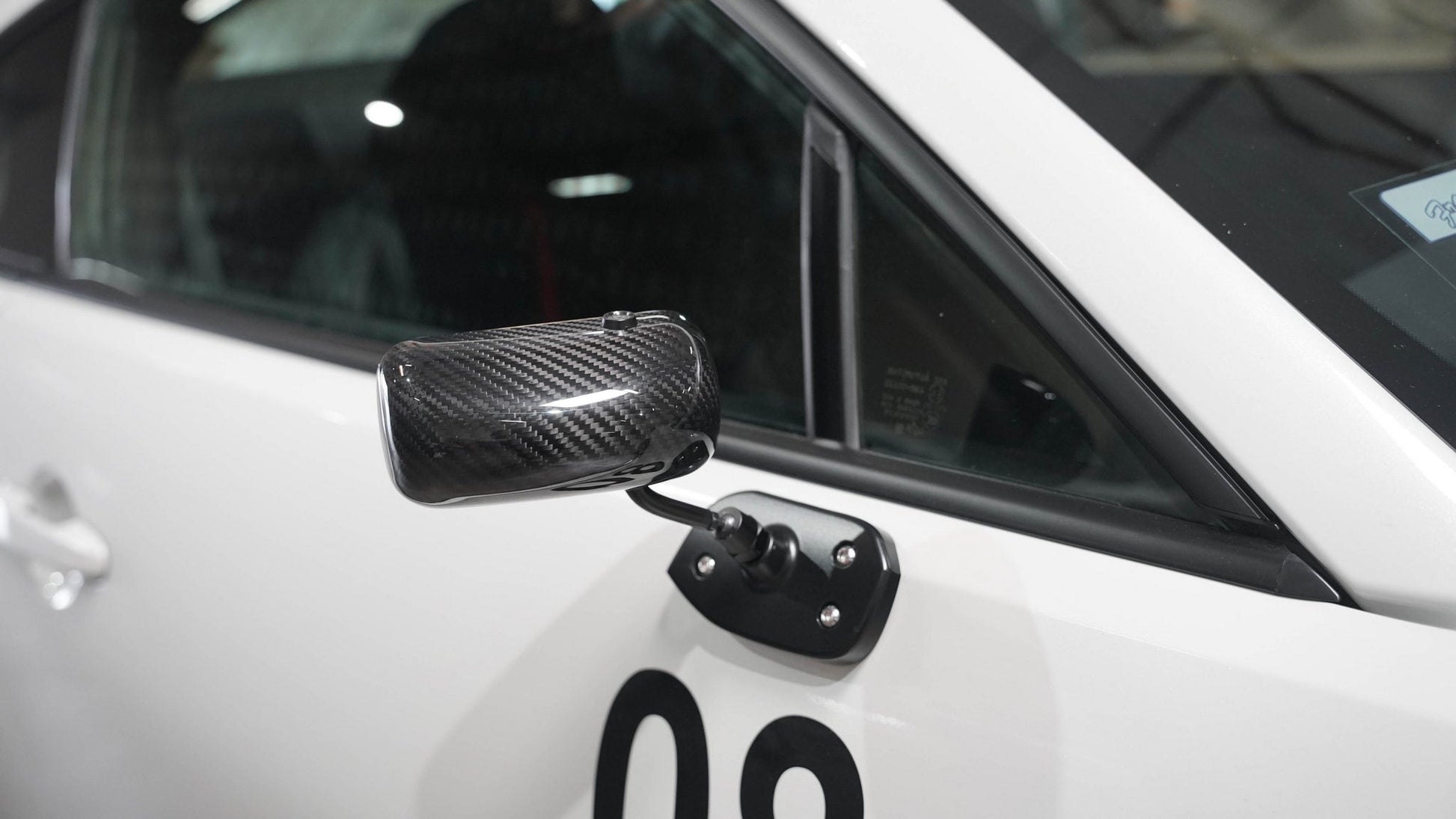 Carbon Fiber Toyota GR86/ Subaru BRZ Formula GT3 Carbon Fiber Mirror/Black 2022-2024