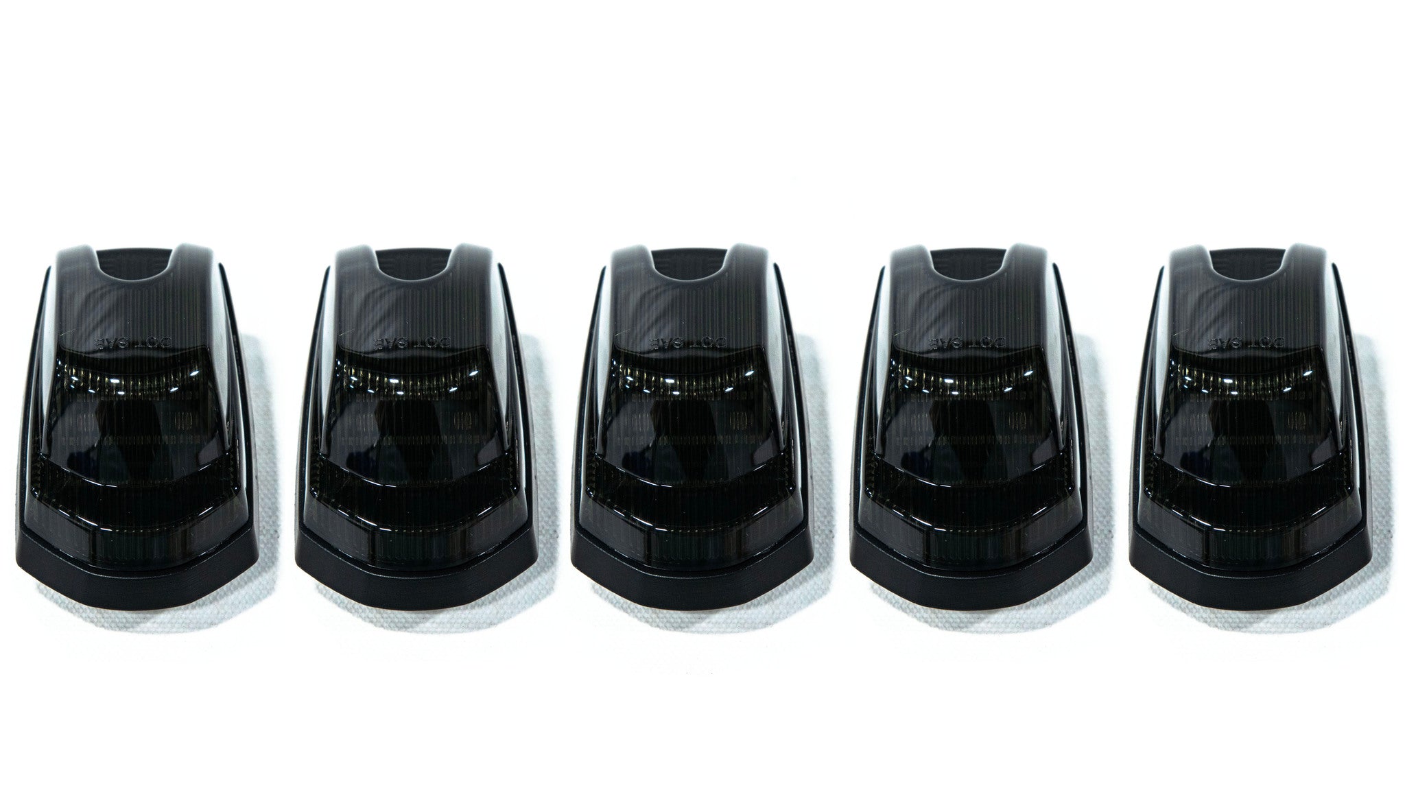 OLM Cab Light Replacement Set (Smoke Lens/Amber Light) - 2017-2022 Ford Super Duty F250/F350
