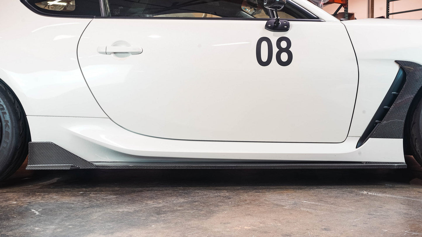 Carbon Fiber Toyota GR86/ Subaru BRZ Side Rocker Extensions 2022-2024