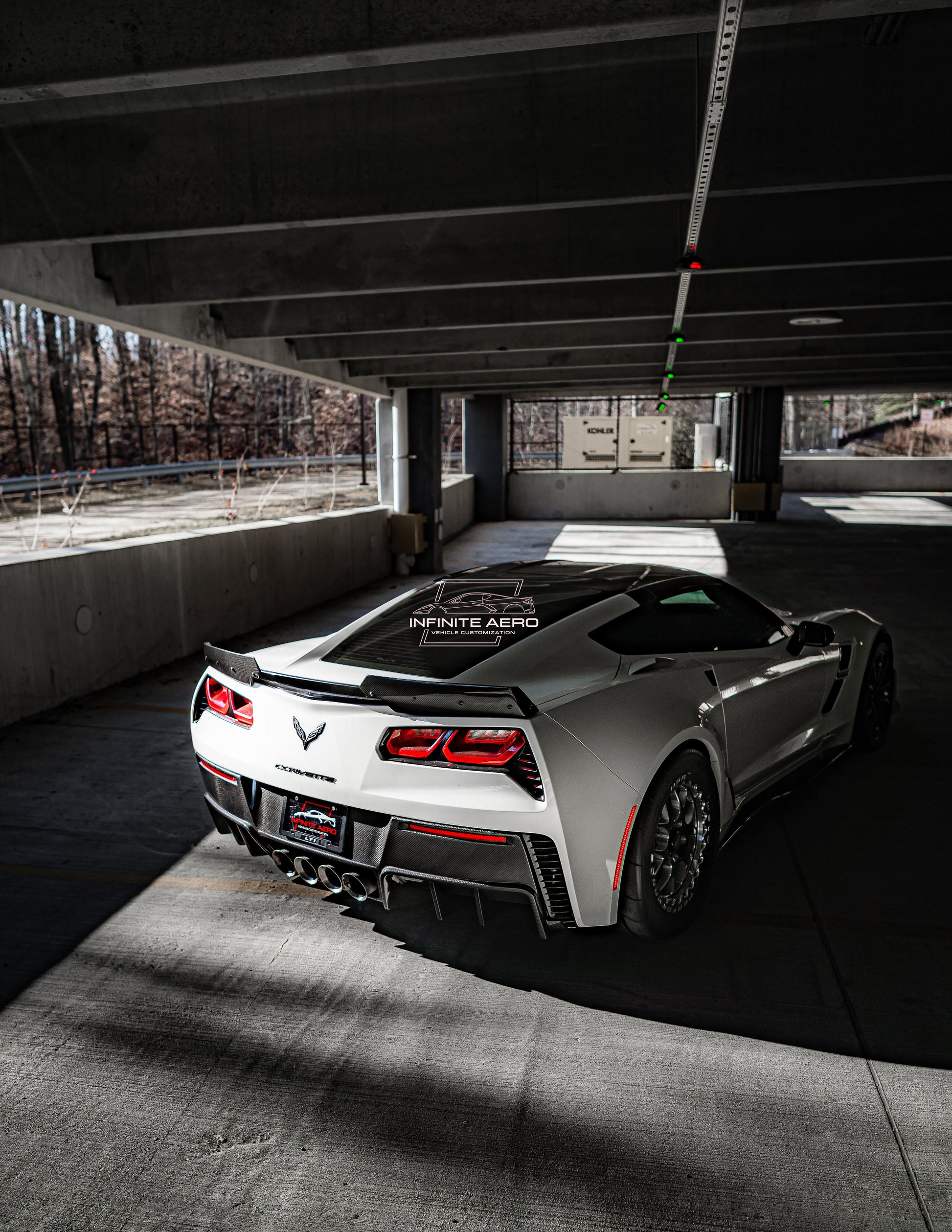 CORVETTE 14-19 Z06 CARBON FIBER SIDE SKIRTS FOR STINGRAY/Z51/GS/Z06