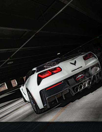 CORVETTE 14-19 Z06 CARBON FIBER SIDE SKIRTS FOR STINGRAY/Z51/GS/Z06